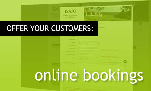 Your clients can book online themselves.