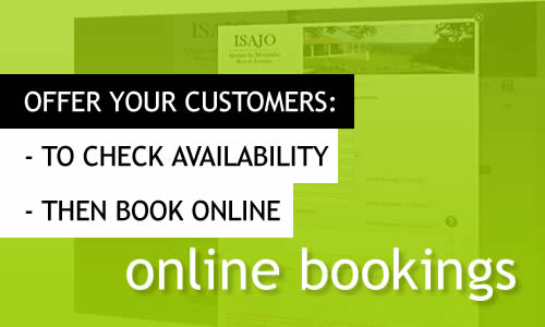 Your clients can book online via your website