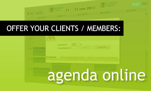 MR Websites: offer your customers to make an appointment in your agenda.