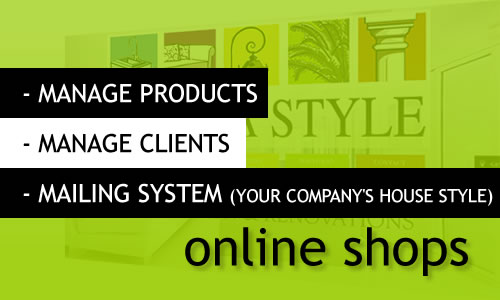 MR Websites Mailing System: send Newsletters to your clients - email template with your logo & company house style, images immediately showing on incoming email (NO right clicking necessary in order to download images first)
